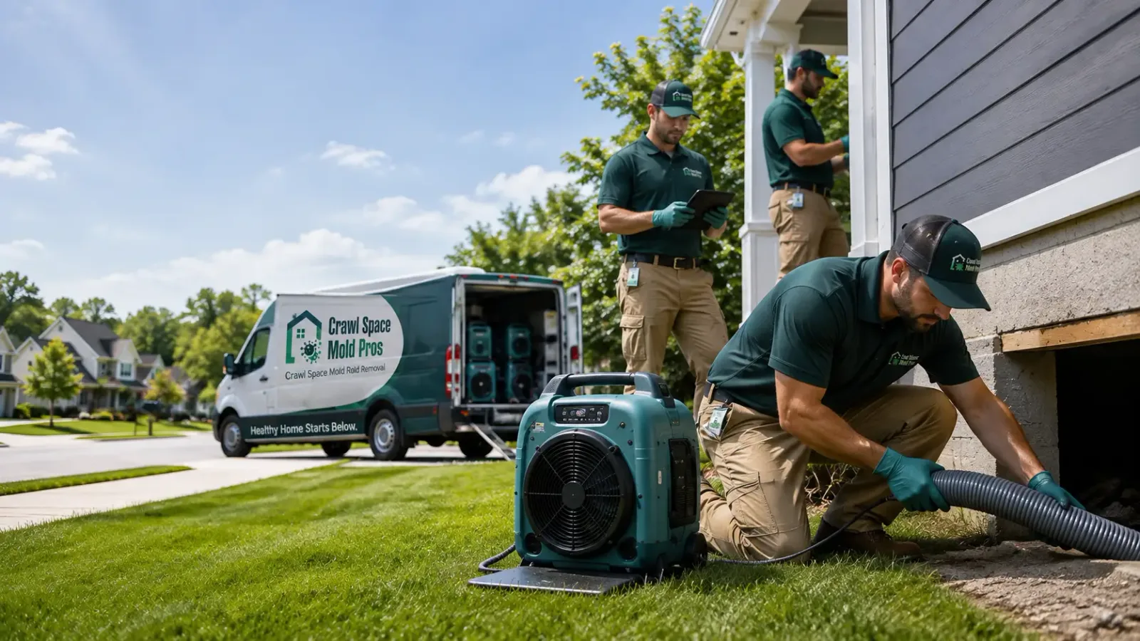 Crawl Space Mold Removal in Elverson, PA